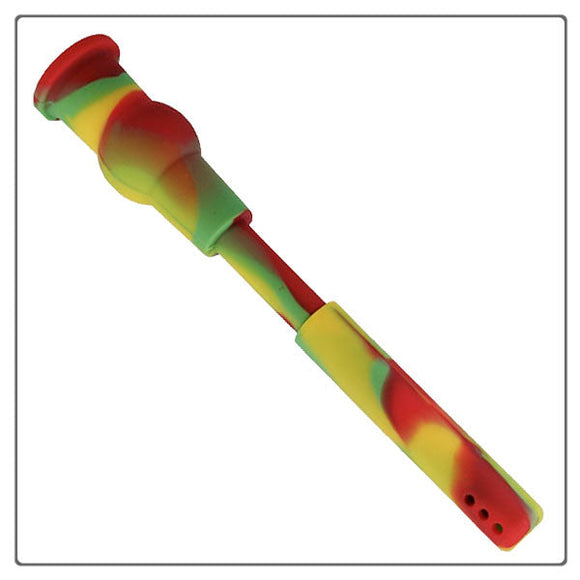 Black Leaf 18.8mm Silicone Diffuser Downstem