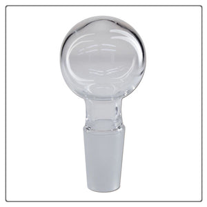 Black Leaf Glass Stopper Cleaning Plug