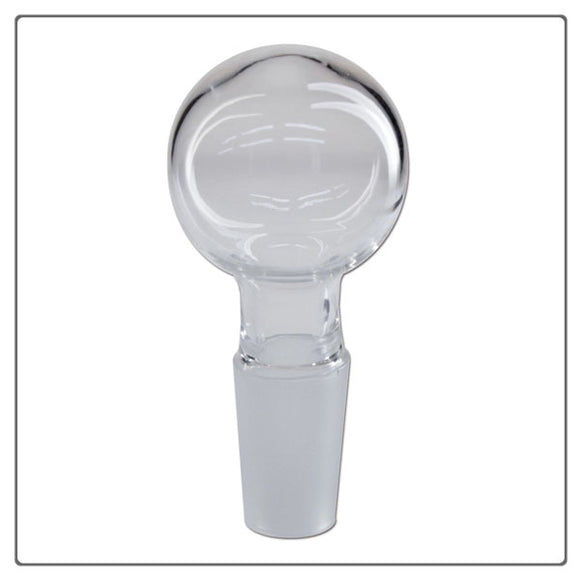 Black Leaf Glass Stopper Cleaning Plug