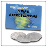 Black Leaf Stainless Steel Pipe Bowl Screens