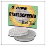 Black Leaf Stainless Steel Pipe Bowl Screens