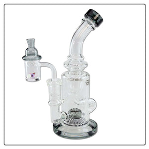 Blaze Recycle Drum Percolator Glass Bong