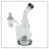 Blaze Recycle Drum Percolator Glass Bong