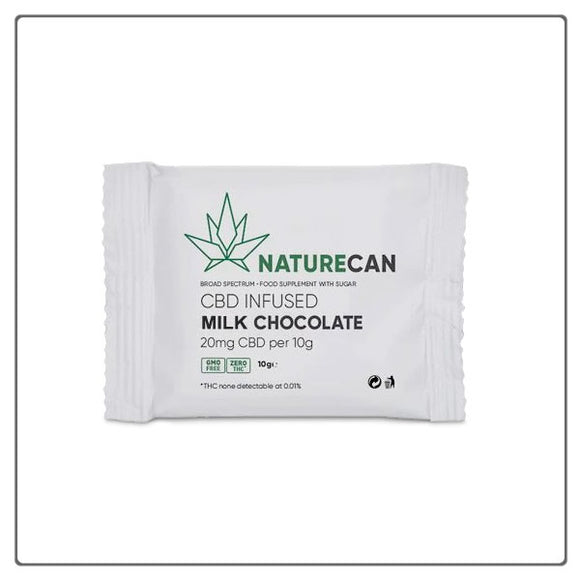 Naturecan 20mg CBD Dark Chocolate 10g