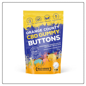 Orange County 200mg CBD Gummy Buttons