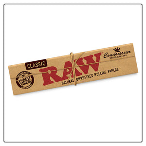 RAW Classic Kingsize Slim Connoisseur Rolling Papers