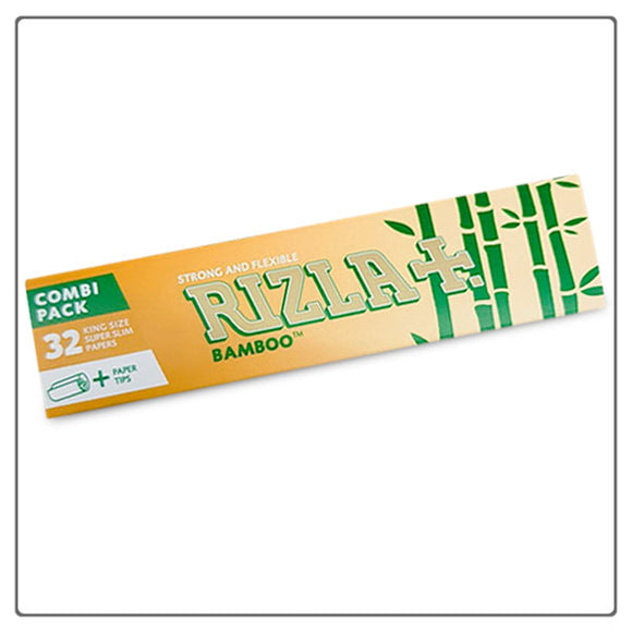 RIZLA Bamboo Kingsize Slim Rolling Papers Combi Pack – Omnibong
